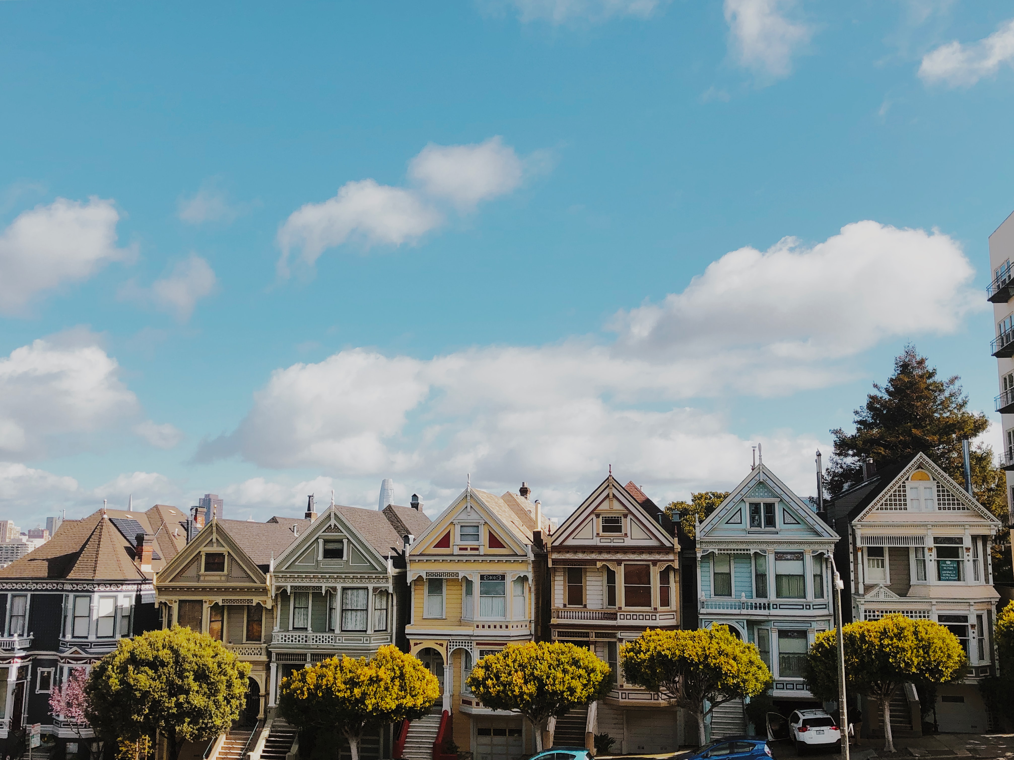 Row houses in San Francisco
